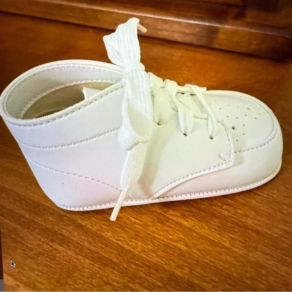 Vintage 1960’s Buster Brown baby cradle shoes size 1 unisex 285B25 - Picture 3 of 7
